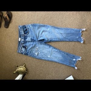 Free People Frayed Jeans